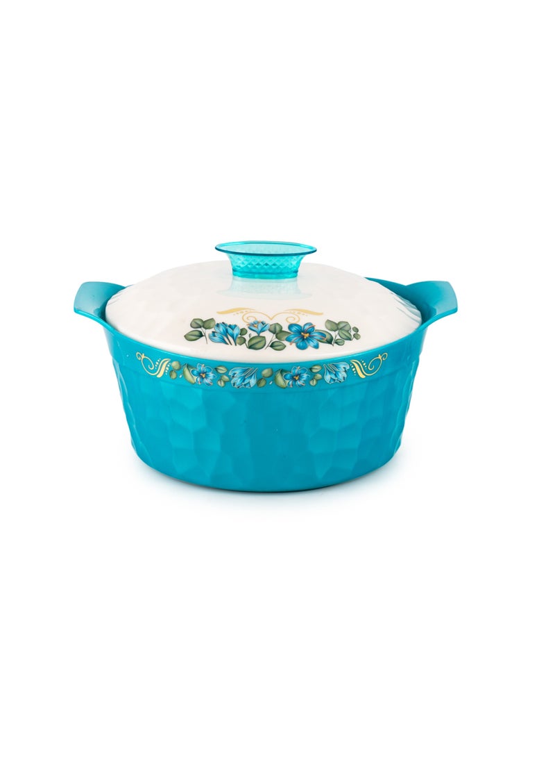 بريتيش شيف طقم قدر حفظ الطعام الساخن فلورنزا مقاس جامبو 2500 I 3500 I 4500 بلون ازرق - Image 4