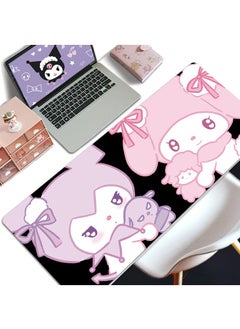 Y&D Kuromi Girls Gift Gaming Mouse Pad Extended Large Mat Desk Pad Stitched Edges Mousepad Long Mouse Pad And Non-Slip Rubber Base Mice Pad 800X300X4mm  - Image 1
