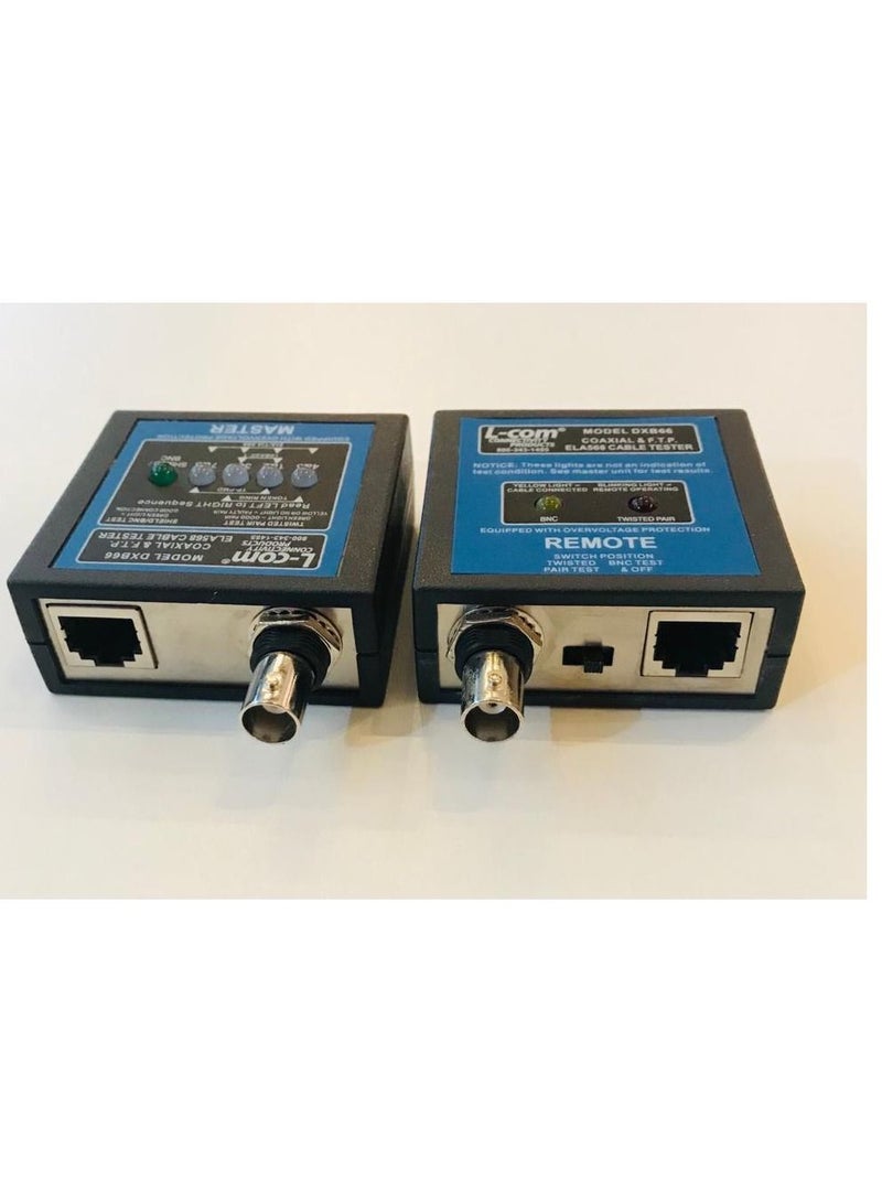 L-com DXB66 UTP, FTP and Coaxial Professional Test Set for LAN Cabling and Premise Wiring - Image 2