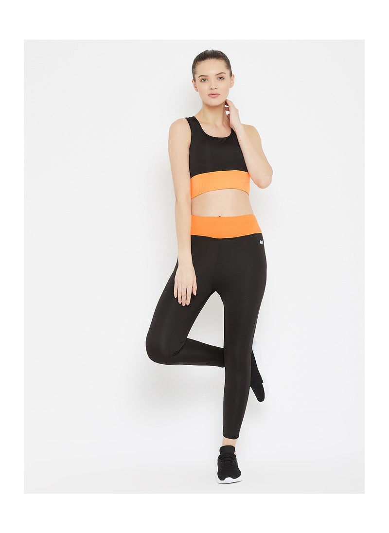 Clovia - Snug Fit Active Ankle Length Tights - Image 1