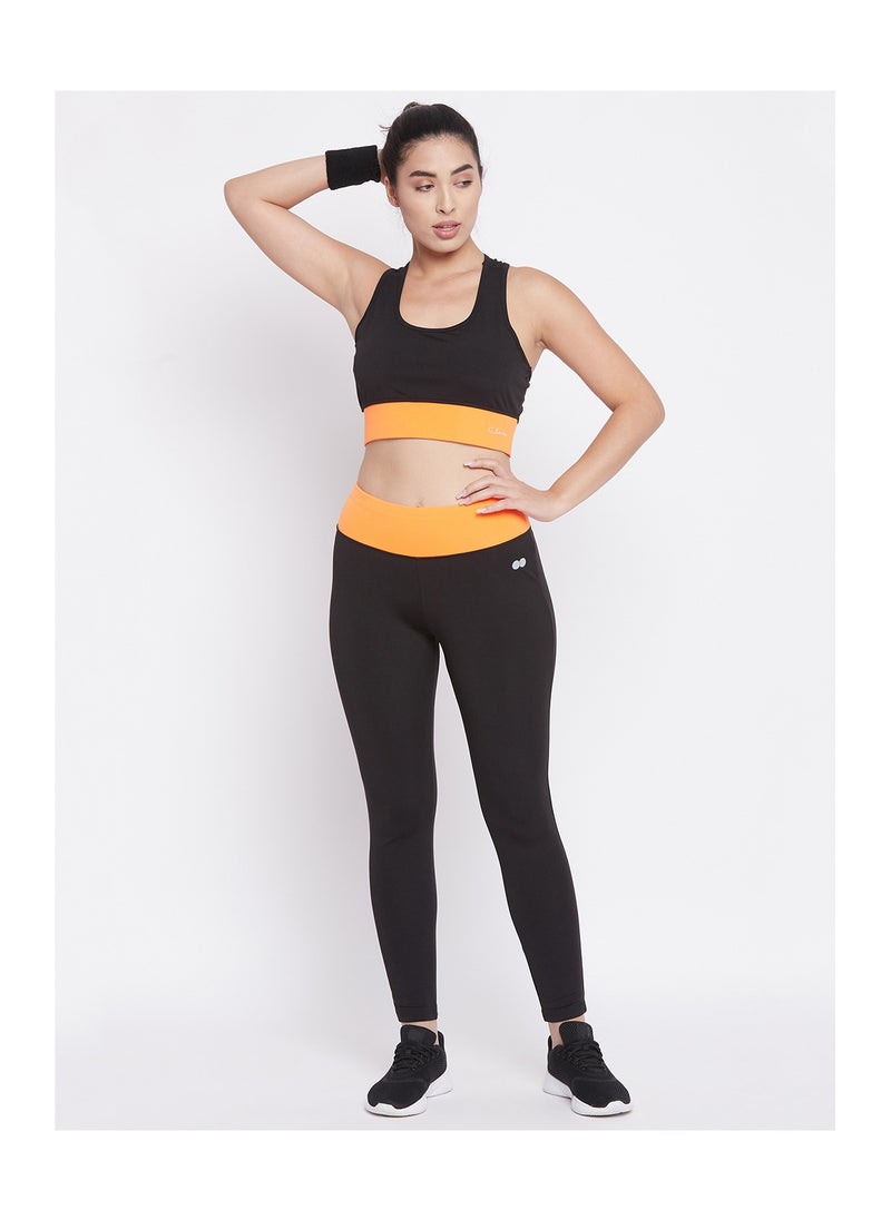Clovia - Snug Fit Active Ankle Length Tights - Image 1