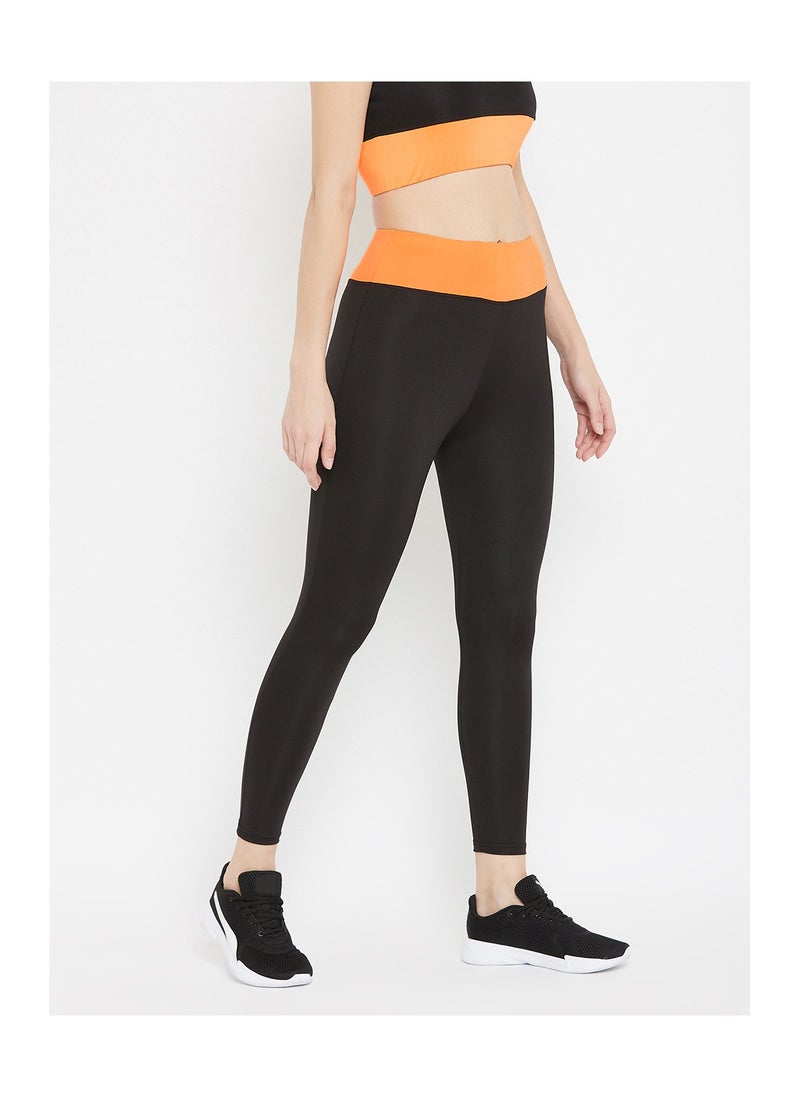 Clovia - Snug Fit Active Ankle Length Tights - Image 1