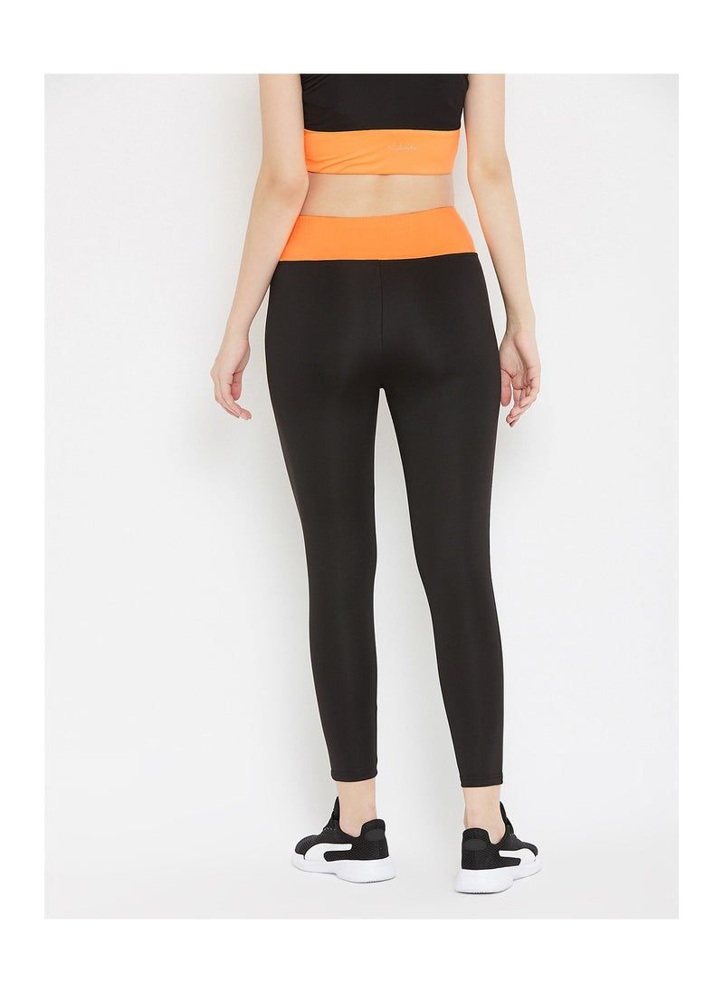 Clovia - Snug Fit Active Ankle Length Tights - Image 1