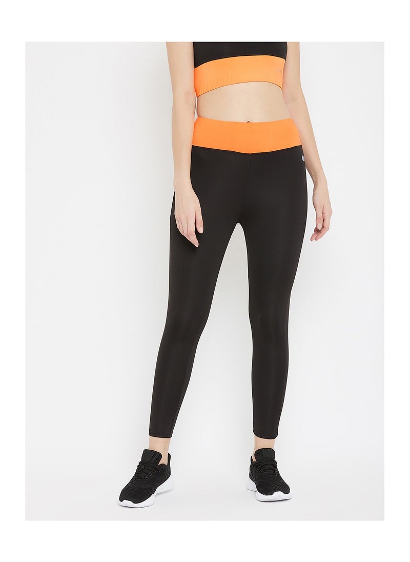 Clovia - Snug Fit Active Ankle Length Tights - Image 1