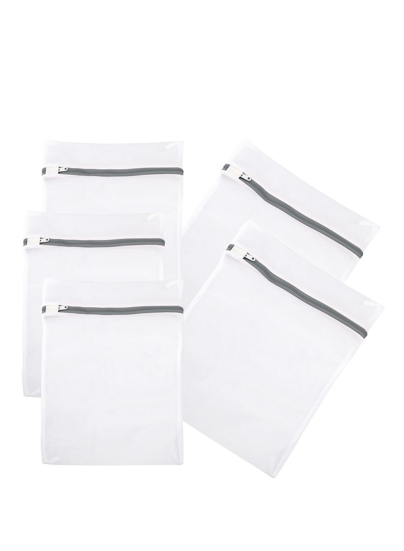 5 Pack-Mesh Wash Bags for Washing Machine, Bras, Socks, Bath Towels, Bed Sheet, Bedcover, Toys, Travel Organizing - Image 1