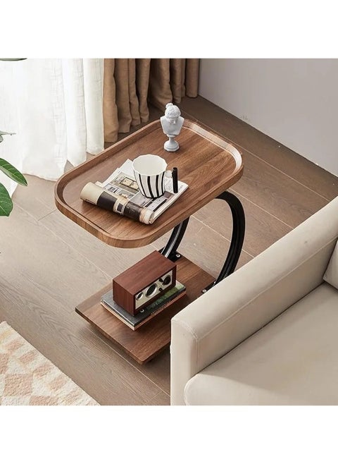 Side table small coffee table sofa side cabinet mobile minimalist small corner table bedside table small bedside table small apar