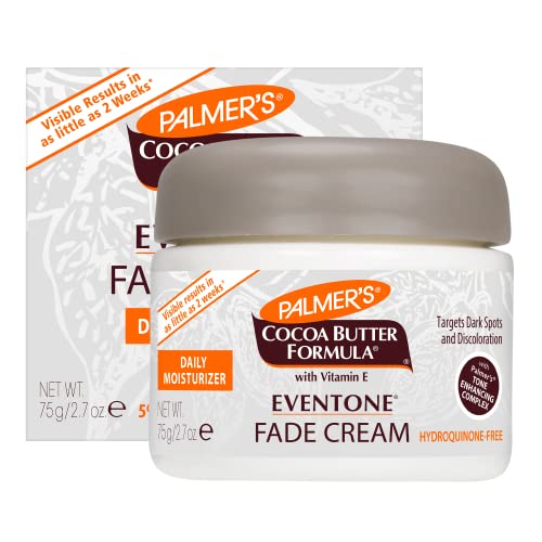 PALMER'S Palmer's Cocoa Butter Formula Eventone Fade Cream, Anti-Dark Spot Fade Cream with Vitamin E and Niacinamide, Helps Reduce Dark Spots & Age Spots, 2.7 Ounce 