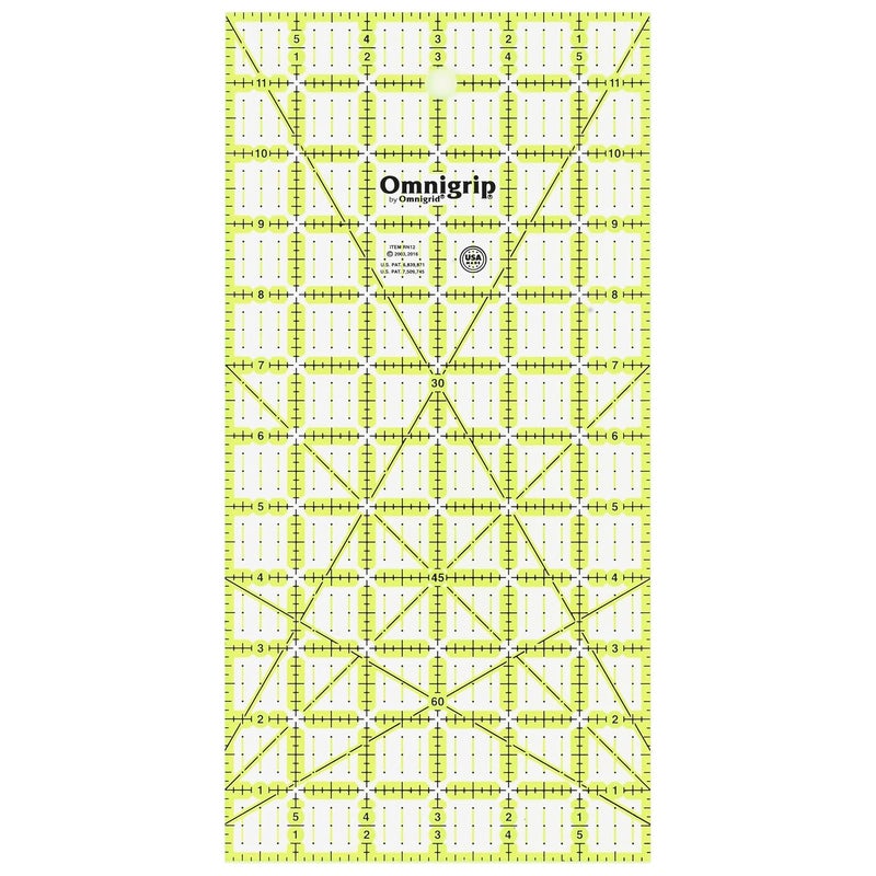 Omnigrid أومنيغريب بواسطة مسطرة غير قابلة للانزلاق، 6" × 12" - Image 1