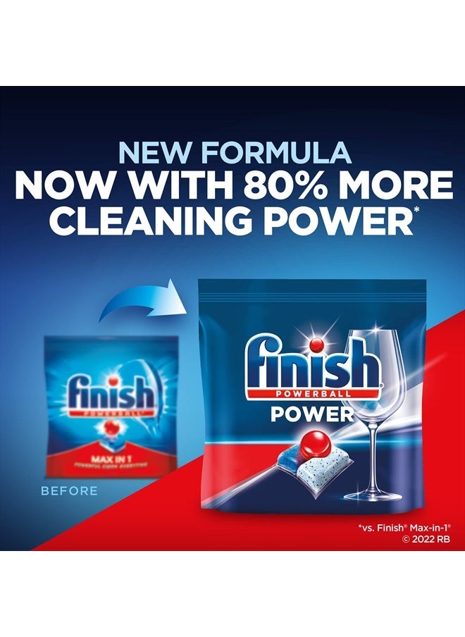 Finish - Power - 76ct - Dishwasher Detergent - Powerball - Dishwashing Tablets - Dish Tabs - Image 1