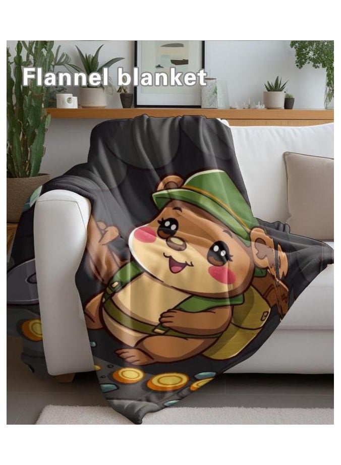 عام بطانية رقيقة من الفانيلا الكرتونية للأطفال والرضع (دافئة ومريحة، ومناسبة للنوم والألعاب) 70 سم * 100 سم - 1041 - Image 5