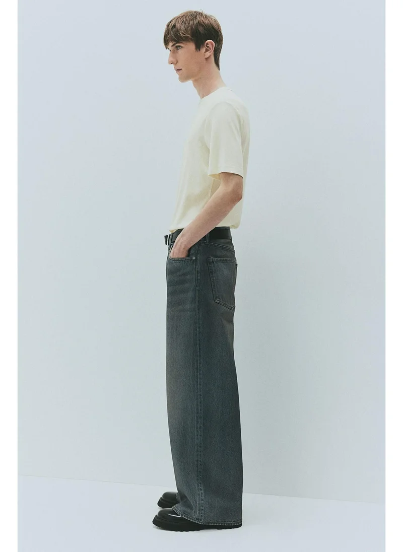 اتش اند ام Slim Fit Ribbed T-shirt