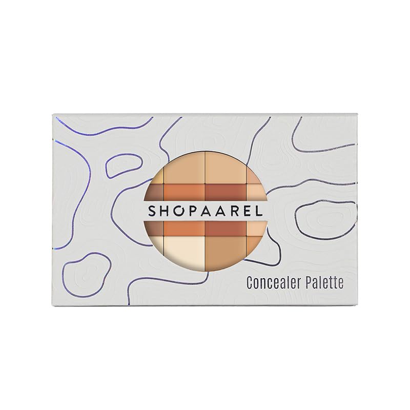 Shopaarel باليت كونسيلاير شوباريل 18 لون خفيف الوزن مع تغطية كاملة كونسيلاير سهل الدمج لمكياج الوجه - Image 5