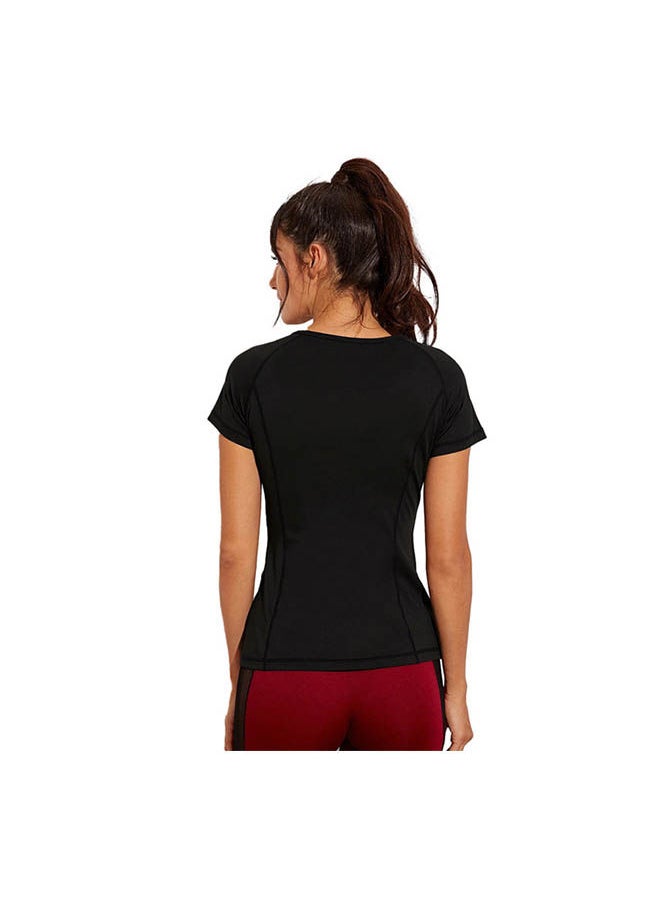 Nileton Plain Basic Round Neck Short Sleeve T-Shirt  - Image 2