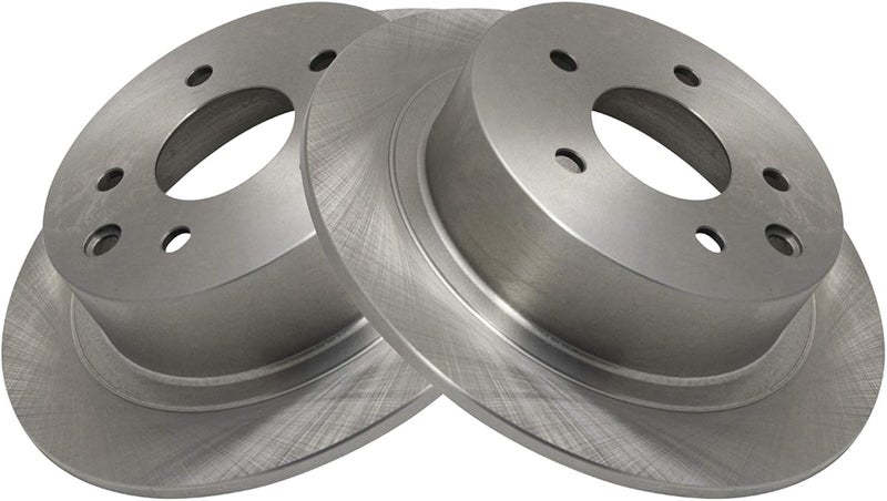 TRQ Rear Brake Rotors Set Solid Compatible with 2002-2022 Nissan Altima 2011-2017 Juke 2004-2018 Maxima 2007-2019 Sentra - Image 3