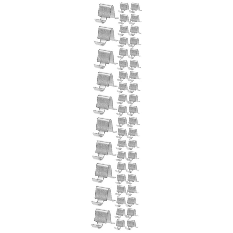 50 Pcs 4 Inch Cabinet Shelf Support Clips Sturdy Brackets for Shelving - Image 2