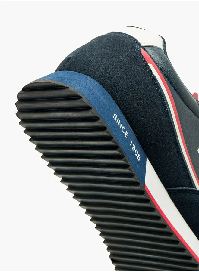 Lee Cooper Mens Colourblock Lace-Up Sneakers
