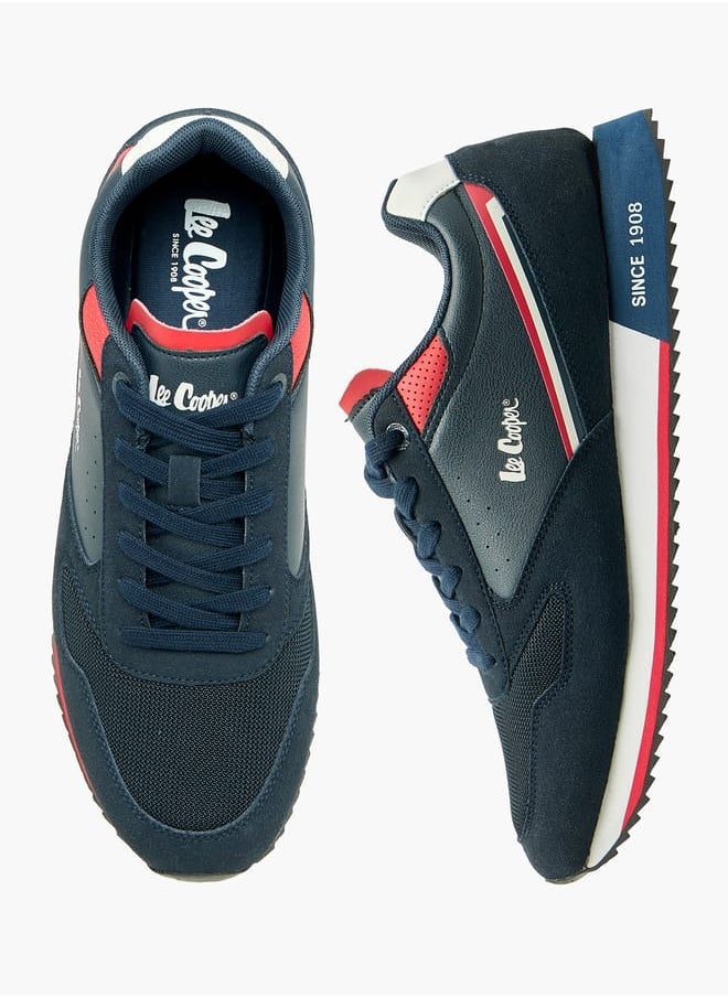 Lee Cooper Mens Colourblock Lace-Up Sneakers  - Image 2
