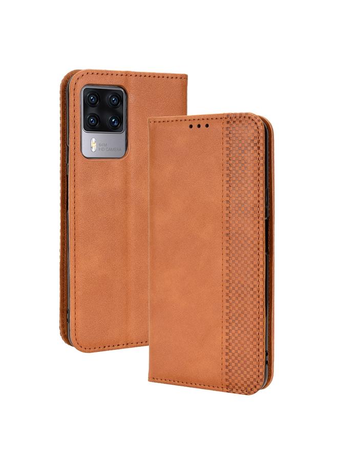 S-TOP Case For Cubot X50 Magnetic Buckle Retro Texture Leather Phone Case - Image 2
