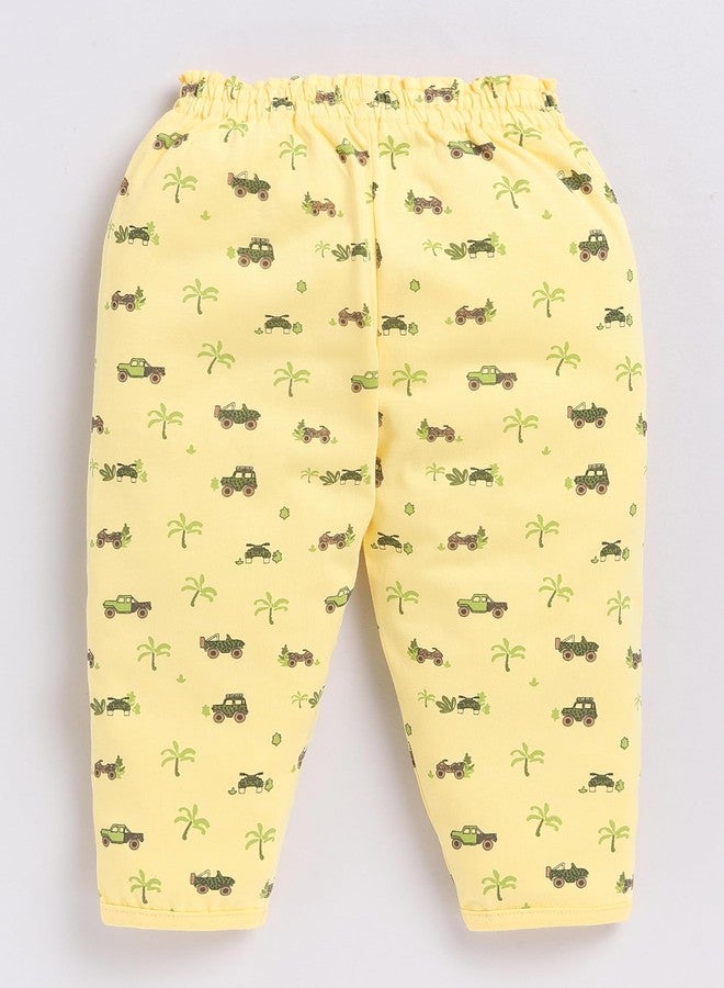 Dollar Junior Tiny Crews Baby Boys T-Shirt Pant Set - Yellow, 12-24M - Image 3