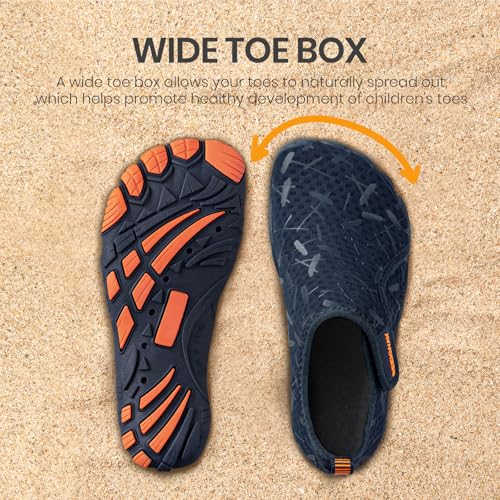 SEEKWAY Barefoot Water Shoes for Kids - Wide Toe Box and Quick-Dry Sand Shoes Toddler for Hiking Swim Beach Pool Kayak Sport Accessories, Camping Essentials Non-Slip for Boys Girls Sizes - Image 2