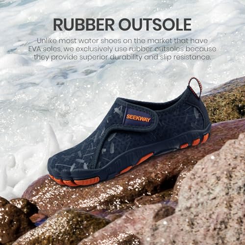 SEEKWAY Barefoot Water Shoes for Kids - Wide Toe Box and Quick-Dry Sand Shoes Toddler for Hiking Swim Beach Pool Kayak Sport Accessories, Camping Essentials Non-Slip for Boys Girls Sizes - Image 4