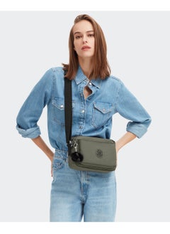 kipling Abanu M Versatile Medium Crossbody with Adjustable Shoulder Strap Green Moss  - Image 2