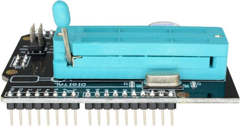 Arduino Avr Isp Programming Shield Expansion Card Zif Socket