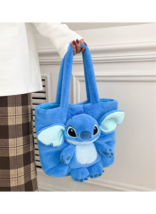 Geustos - New cartoon animal doll shoulder bag plush tote bag fresh cute bag doll shape - Image 1