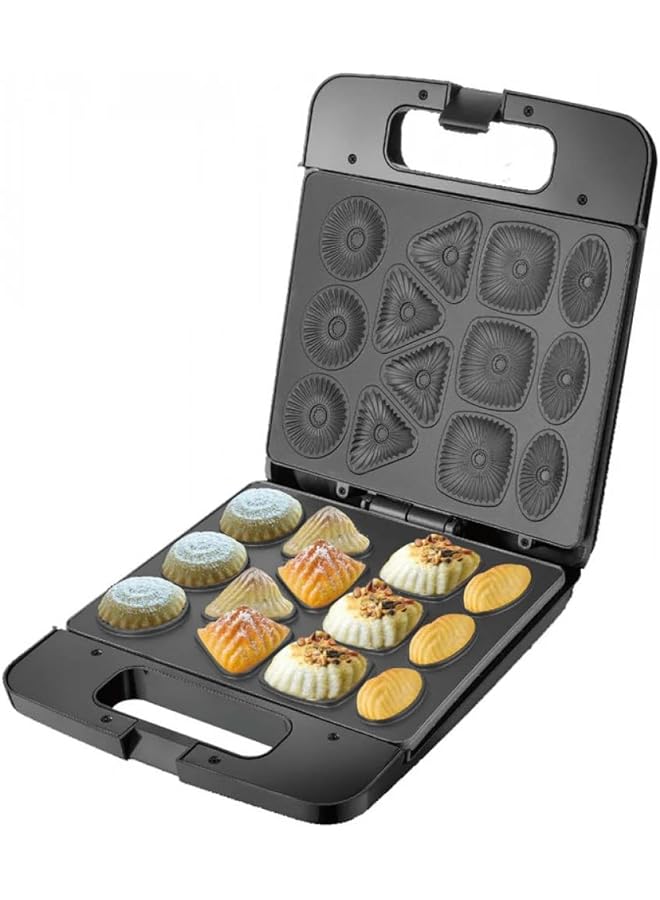 إيروريكس صانعة المعمول بأشكال مختلفة 1400 واط سهلة الاستخدام في المنزل لون أسود - Image 1