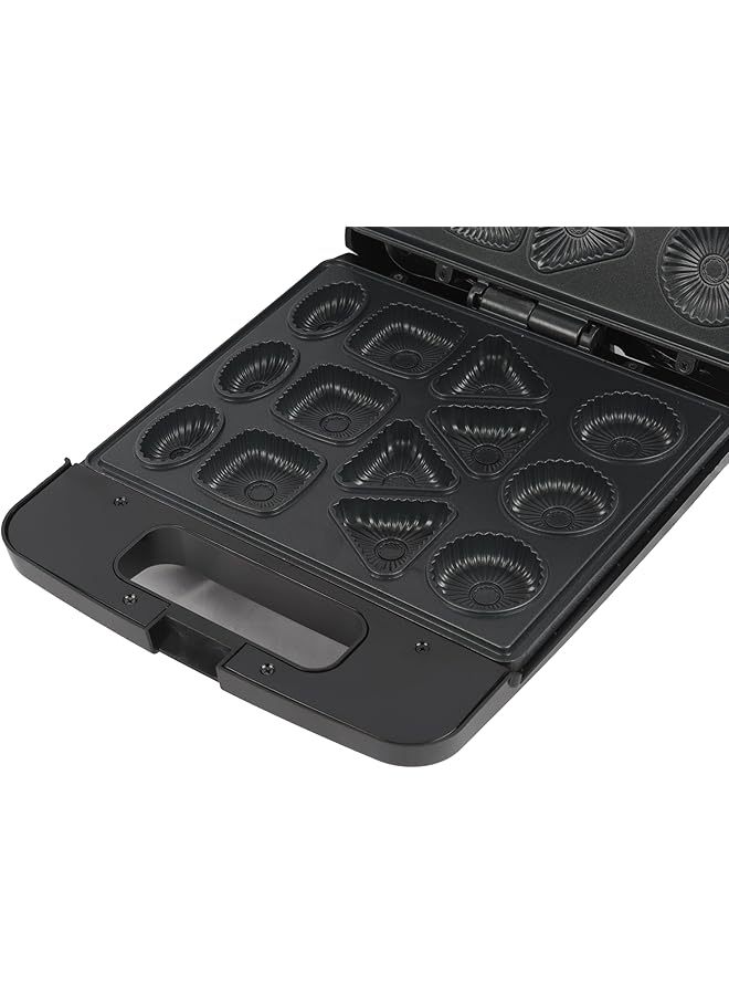 إيروريكس صانعة المعمول بأشكال مختلفة 1400 واط سهلة الاستخدام في المنزل لون أسود - Image 3