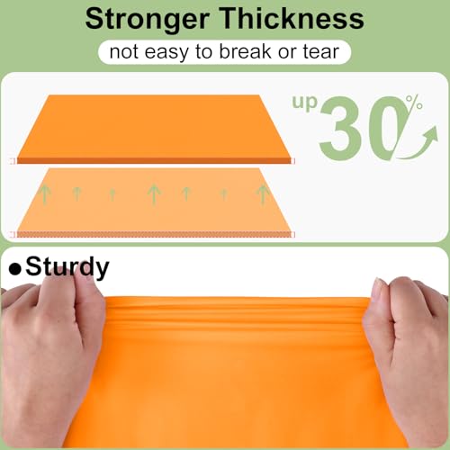 misaya 4 Packs Disposable Plastic Table Cloth 84 Round Waterproof Tablecloth Leakproof Sturdy Decorative Table Covers for Picnic Party and Outdoor Orange - Image 3