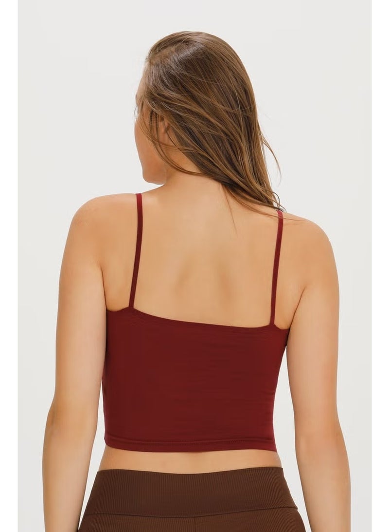 Sensu Women's Rope Strap Cotton Crop Bustier - BST1015 - Image 3