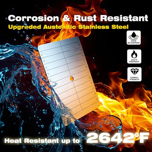 Luckcrab Crypto Seed Phrase Backup 3Plate Steel Wallet Hardware Wallet Backup for Cold Storage Fireproof Seed Phrase Plate Kit with Engraver Indestructible Metal Crypto Seed Storage Vault - Image 3