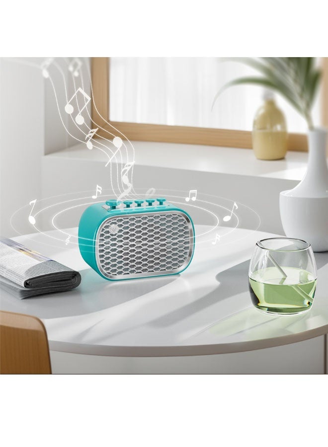 نيوترل مكبر صوت بلوتوث صغير متعدد الوظائف P13 صغير الحجم وسهل الحمل، مثالي للاستماع إلى الموسيقى والرد على المكالمات والاستماع إلى البث الإذاعي. مثالي لحفلات أعياد الميلاد وتناول الطعام في الهواء الطلق وفترات الاسترخاء والتأمل وغيرها. (أزرق) - Image 3