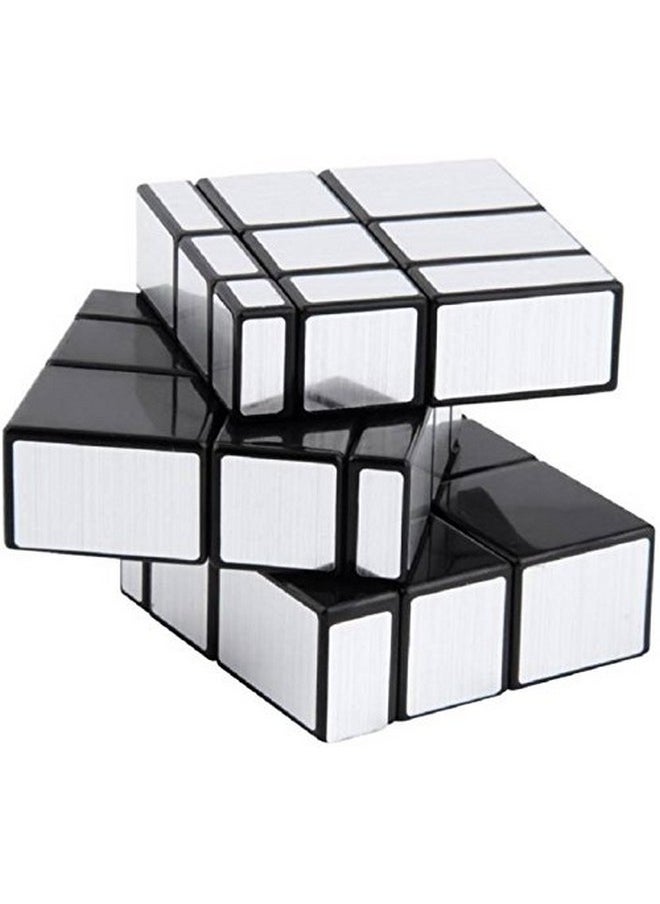 D ETERNAL - Stickerless Cube Set Of 2X2 And Stickered Silver Mirror Puzzle Cubes Combo (2X2 Cube +Mirror Cube) For 14 Years And Up, Teen - Image 1