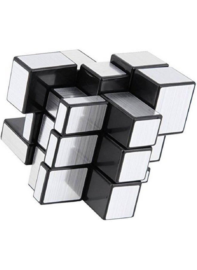 D ETERNAL - Stickerless Cube Set Of 2X2 And Stickered Silver Mirror Puzzle Cubes Combo (2X2 Cube +Mirror Cube) For 14 Years And Up, Teen - Image 1