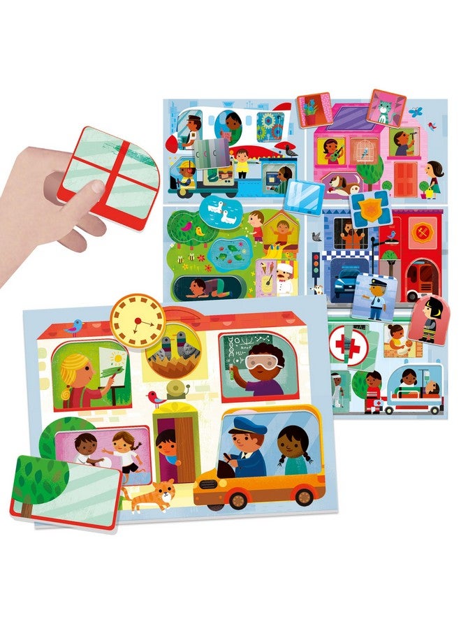 Headu Play Town Montessori, Educational Toys for Boys and Girls Ages 2-4 Years Old, Toddler Learning Toys, Teacher Homeschool Supplies, Birthday - Image 3