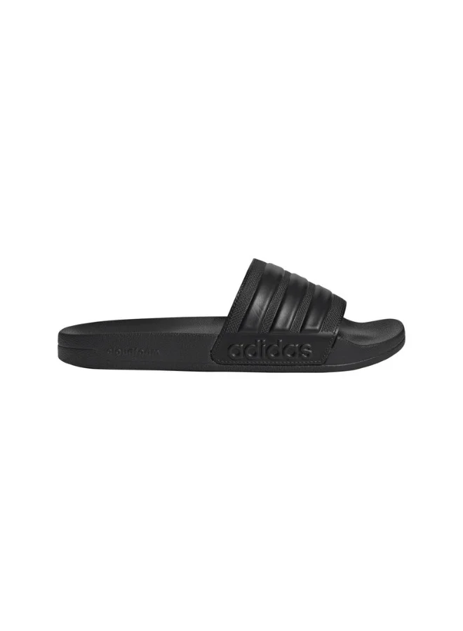 adidas أديليت شاور سلايدز رياضية سوداء للجنسين 4