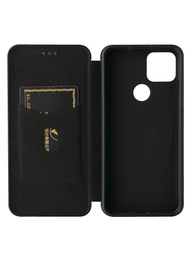 S-TOP Case For Google Pixel 5a 5G Carbon Fiber Texture Horizontal Flip TPU + PC + PU Leather Case with Card Slot - Image 5