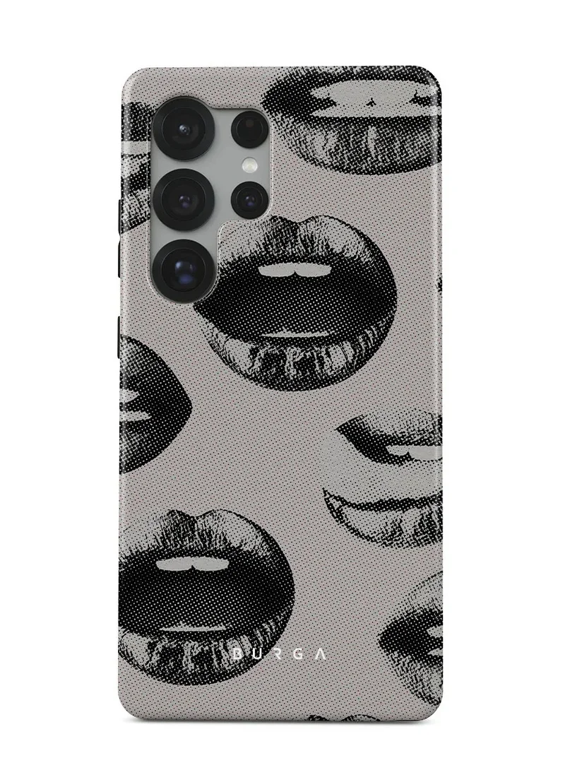 BURGA Samsung Galaxy S25 Ultra Mobile Phone Case Hybrid 2 Layer Hard Shell Silicone Protective Case, Scratch Resistant Shockproof Cover,next mistake