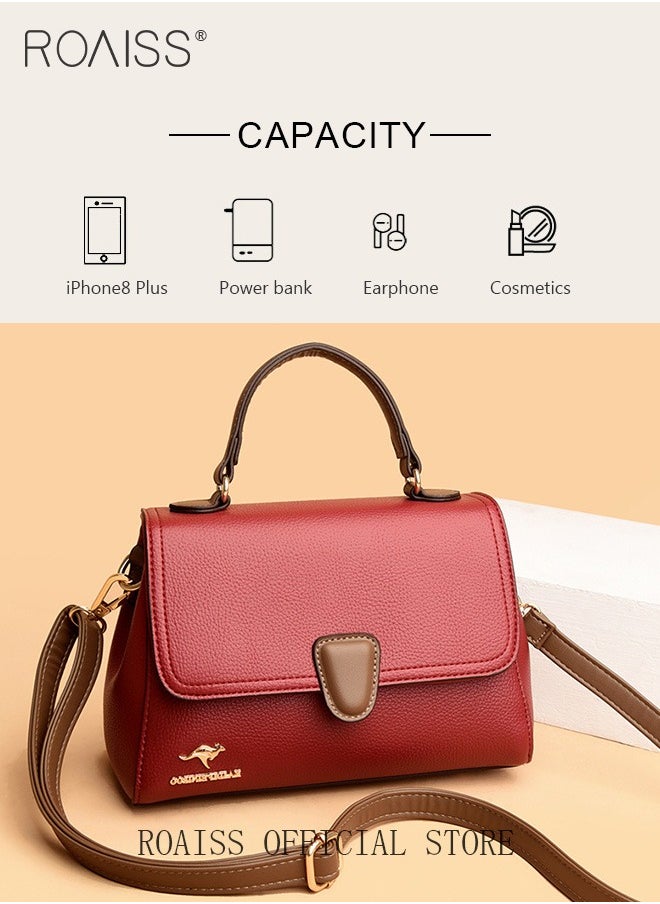 roaiss - Women Shoulder Crossbody Bag Large Capacity Compact and Exquisite Women Handbag - Image 1