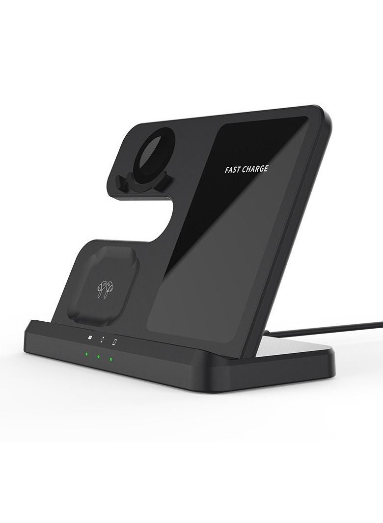 Fast 3 in 1 Wireless Chargers Station For Galaxy S23 S22 Ultra Wireless Charging For Galaxy Watch 4 Buds Pro Dock Holder - Image 1