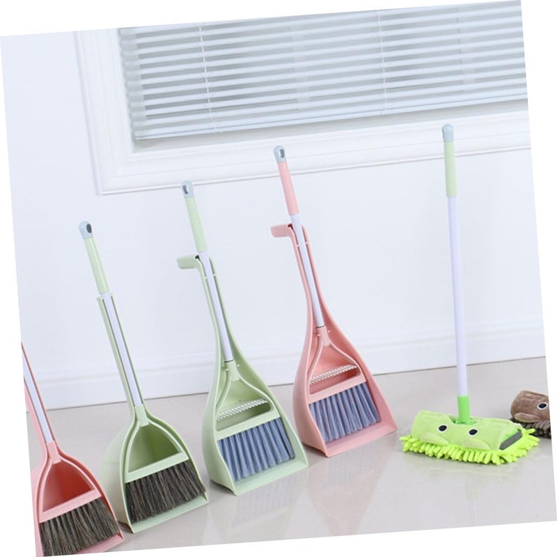 Kids Cleaning Toy Set Mini Broom and Dustpan for Pretend Play Learning Responsibilities - Image 4