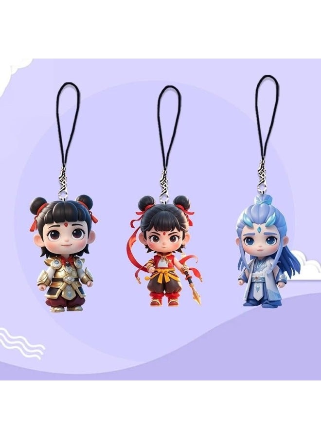 Lotus Cake CP Pendant Which 2 Devil Boy Sea Cartoon Animation Cute Pendant Which Ao Bing Schoolbag Pendant-High:Popular Mobile Phone Chain For The Back-to-school Season-n3 Model  - Image 4