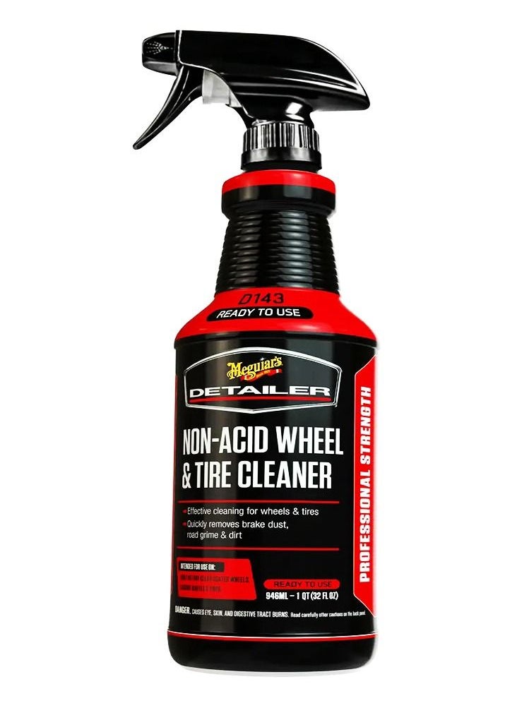 Meguiar's - DRTU14332 Detailer Non-Acid Wheel & Tire Cleaner 946ml (D143) - Image 1