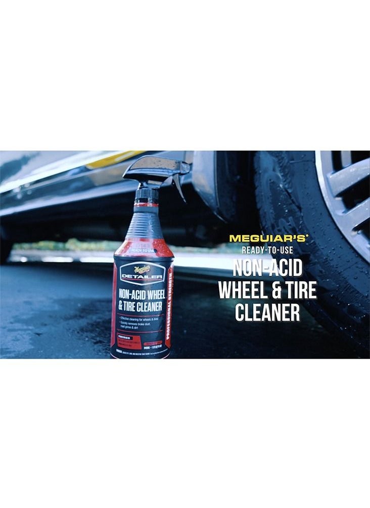 Meguiar's - DRTU14332 Detailer Non-Acid Wheel & Tire Cleaner 946ml (D143) - Image 1