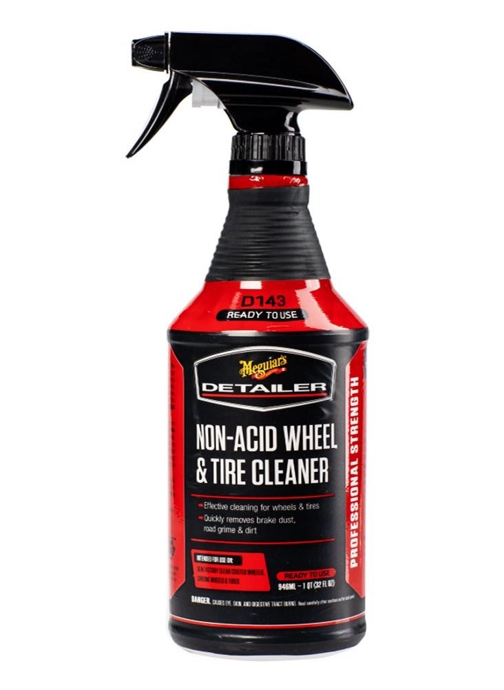 Meguiar's - DRTU14332 Detailer Non-Acid Wheel & Tire Cleaner 946ml (D143) - Image 1