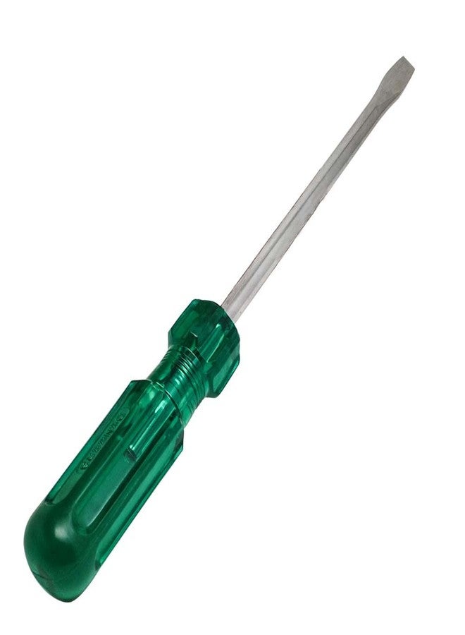 Volo 927 Steel (200x10mm) Flat Tip Screw Driver (Green and Silver) - Image 1