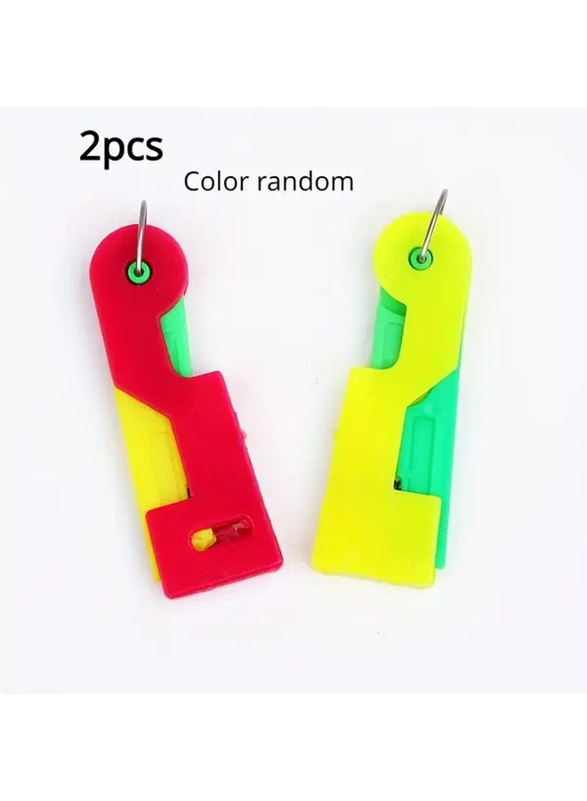 2pcs Automatic Needle Threader Easy Sewing Tool for Seniors Limited Vision - Image 1