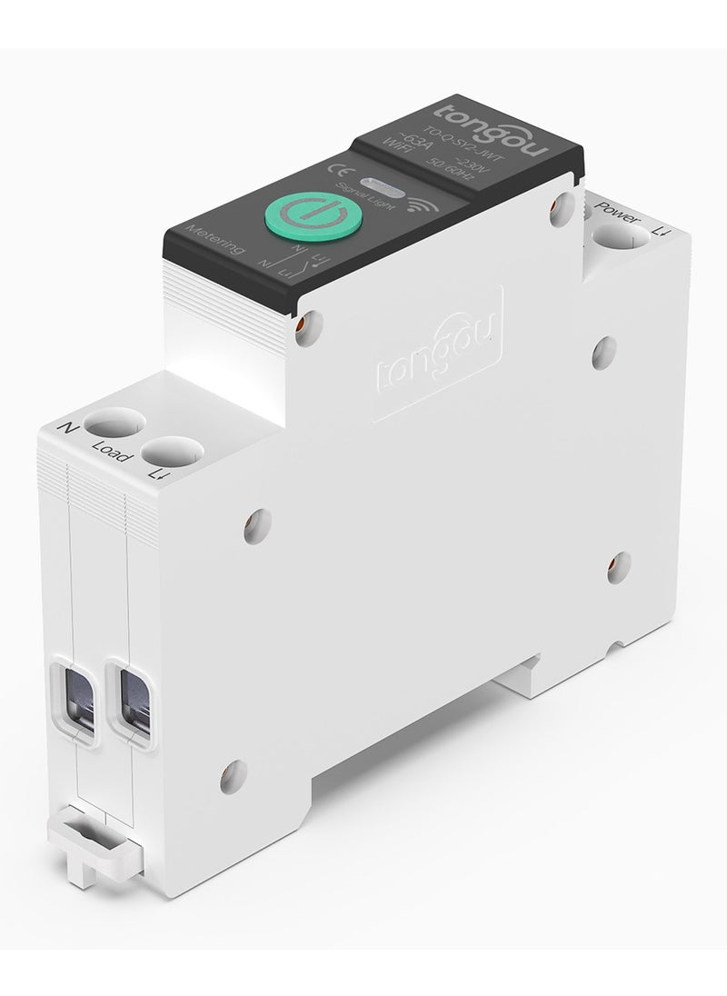 tongou - TUYA WiFi MCB Smart Circuit Breaker Over Current Under Voltage Protection With Metering 1-63A Wireless Remote Control Switch - Image 1
